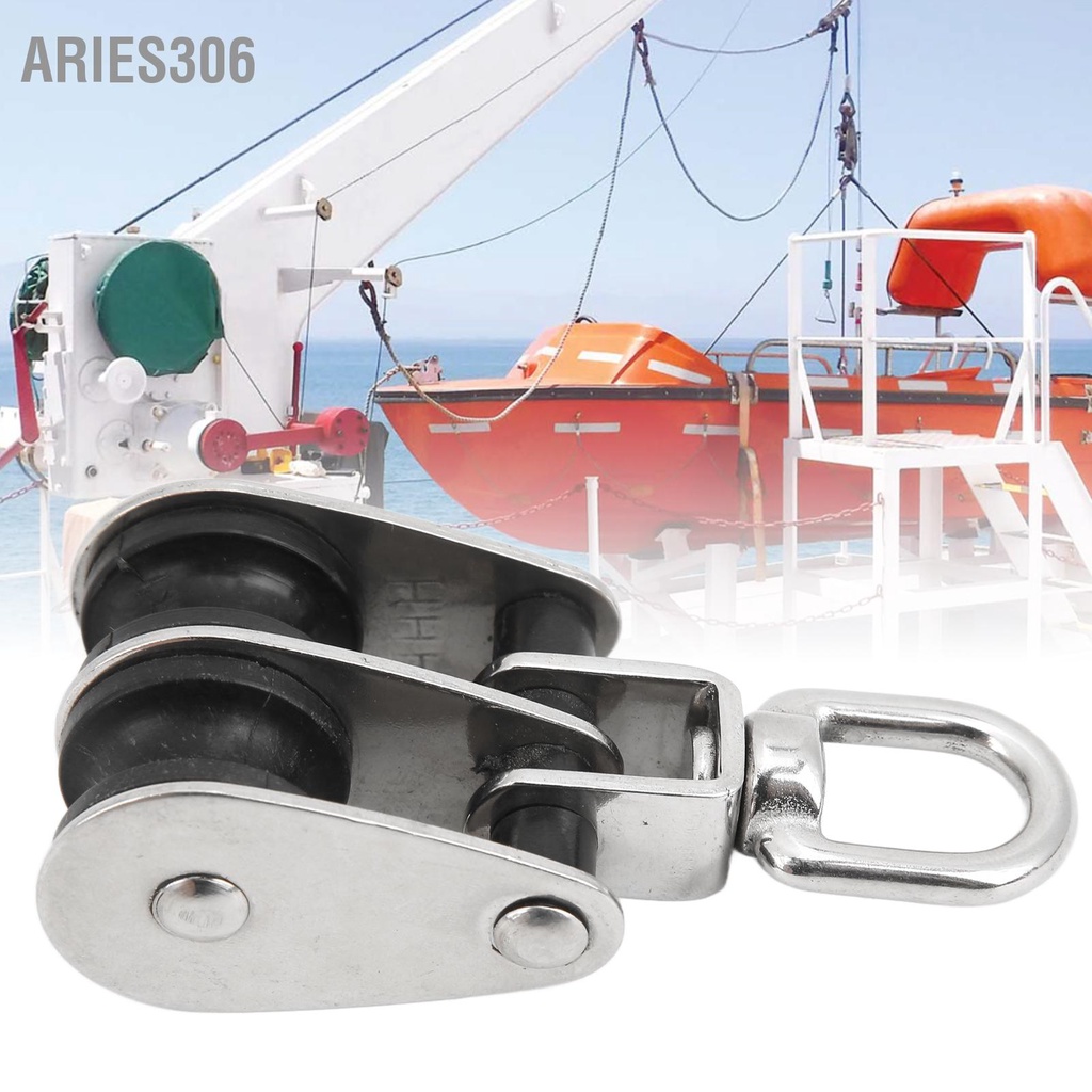 aries306-25-มม-1in-marine-pulley-หมุนได้-304-สแตนเลสกันน้ำทนต่อการกัดกร่อน