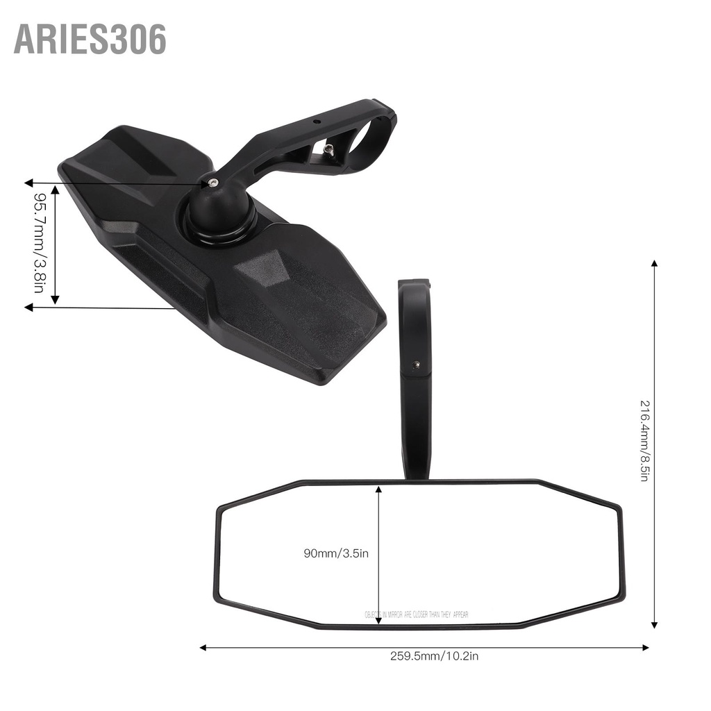 aries306-atv-ด้านหลังกระจก-splash-proof-ปรับได้สำหรับ-polaris-rzr-4-800-2010-2014