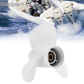 Aries306 11x15in Outboardใบพัดแรงขับสูง 3 ใบมีด 13 ฟันRHสำหรับเครื่องยนต์Yamaha Outboard 25-60HP