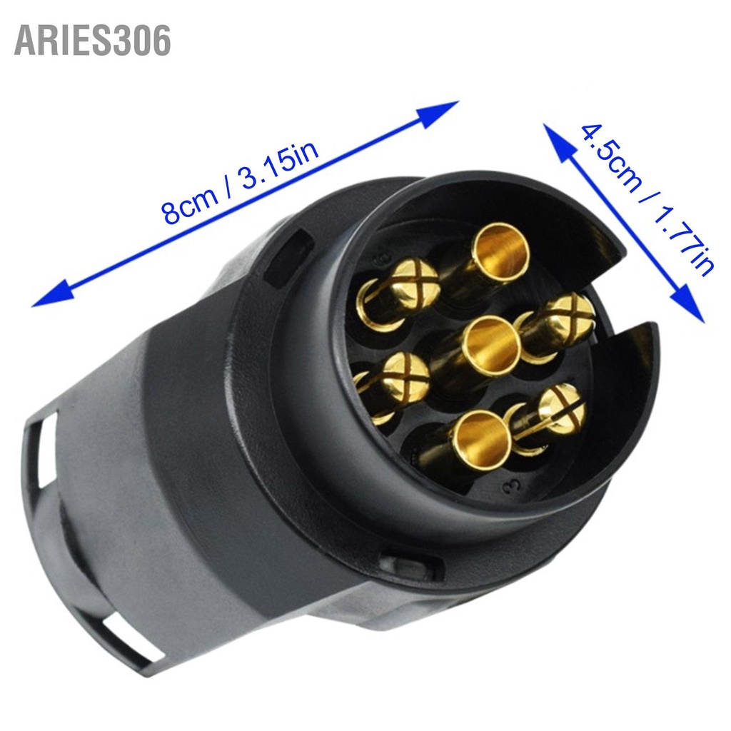 aries306-ยุโรป-12v-ปลั๊กพ่วงอะแดปเตอร์-13pin-to-7pin-สำหรับยานพาหนะเพื่อการพาณิชย์รถ-rvs-คาราวาน