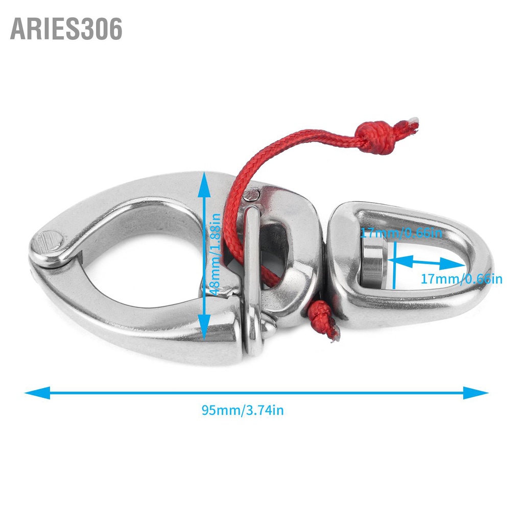 aries306-เรือ-fast-eye-snap-hook-316-สแตนเลส-360-การหมุนความแข็งสูงสำหรับเรือยอชท์-รถบรรทุก-รถยนต์-อพาร์ทเมนท์-rv