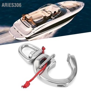 Aries306 เรือ Fast Eye Snap Hook 316 สแตนเลส 360 ° การหมุนความแข็งสูงสำหรับเรือยอชท์/รถบรรทุก/รถยนต์/อพาร์ทเมนท์/RV