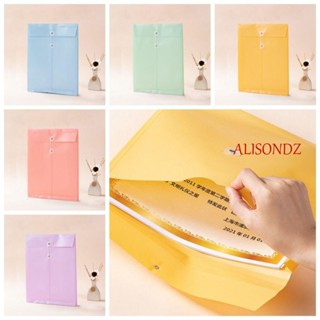 Alisondz แฟ้มใส่เอกสาร ขนาด A4 A4 PP ความจุขนาดใหญ่ 5 สี สําหรับจัดระเบียบ