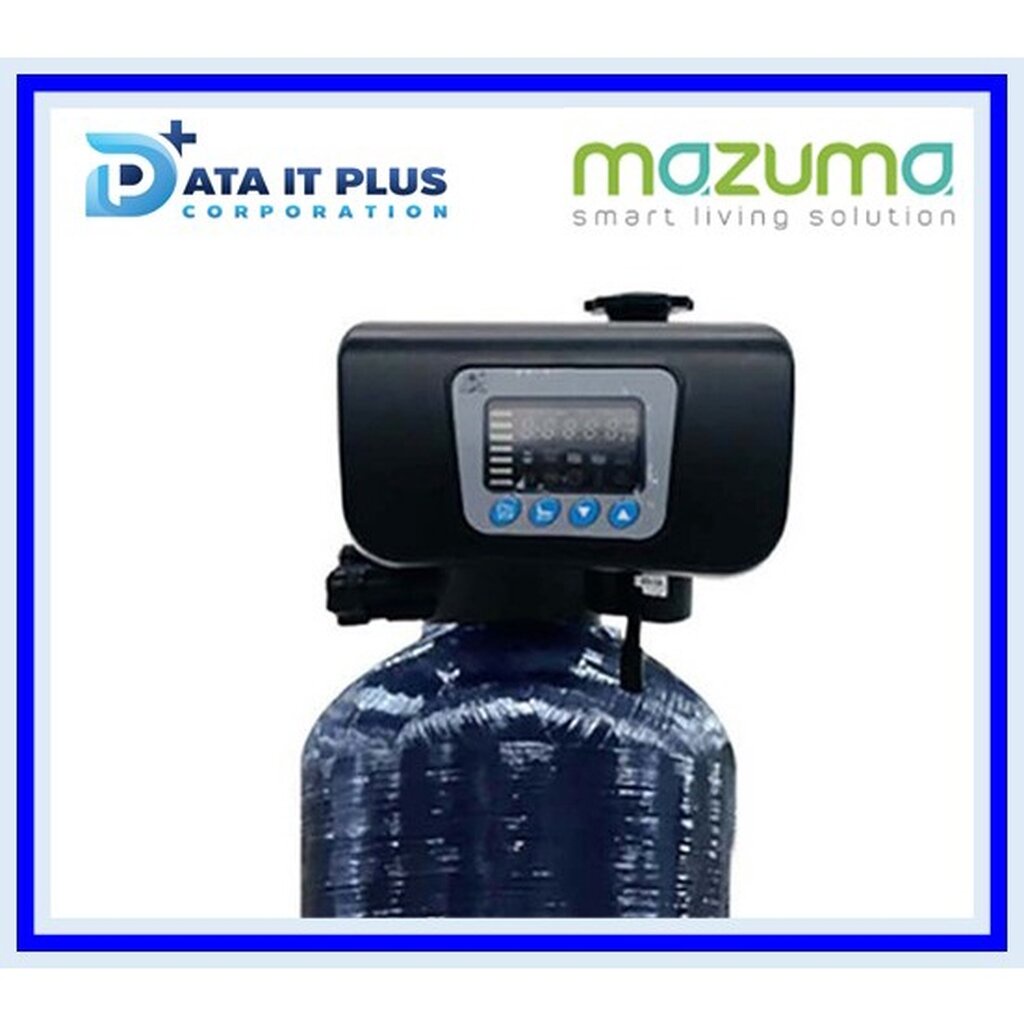 mazuma-เครื่องกรองน้ำใช้แบบถังไฟเบอร์กลาส-รุ่น-b19-db-auto-flow-rs20l-ถังเกลือ-sat100-จัดฟรีแบบส่งพ