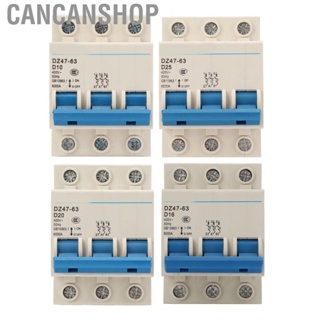 Cancanshop Miniature Circuit Breaker  Modular Construction 400V 3P Breaking  6000A for Home