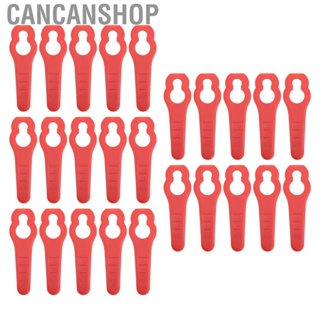 Cancanshop 50PCS Plastic Trimmer Blades Grass Replacement  Cutting Accessories