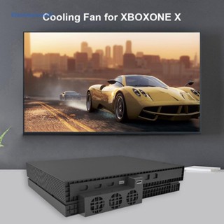 [ElectronicMall01.th] พัดลมระบายความร้อน USB สําหรับ Xbox One X Console External 3 Fans