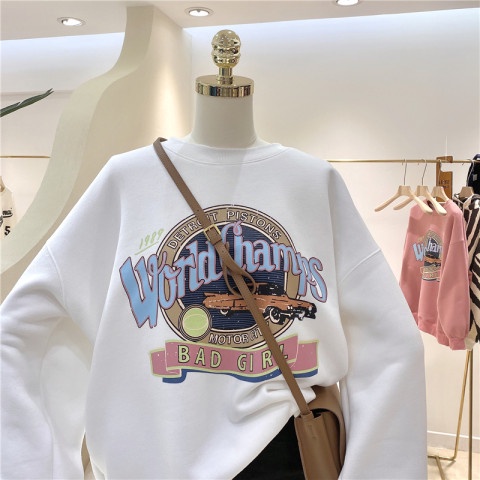 duohanzi-เสื้อกันหนาว-คอกลม-แขนยาว-ทรงหลวม-สไตล์เกาหลี-สําหรับผู้หญิง