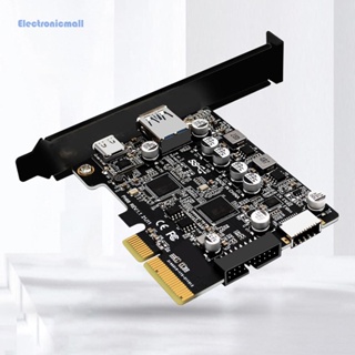 [ElectronicMall01.th] @ อะแดปเตอร์การ์ดไรเซอร์ขยาย PCIE 3.0 เป็น USB 3.2 10Gbps 1xA-Key