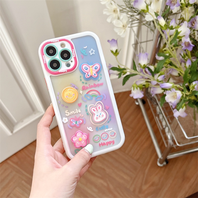 dd-เคสโทรศัพท์มือถือ-ลายการ์ตูนผีเสื้อน่ารัก-พร้อมสร้อยข้อมือ-สําหรับ-apple-iphone-13-12-promax-xs-13-promax-78-plus-14-promax-7-8