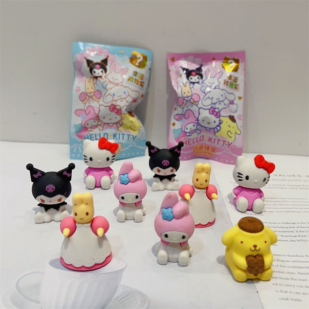 creative-sanrio-3d-ยางลบน่ารัก-hello-kitty-melody-kuromi-cinnamoroll-เครื่องเขียนนักเรียนยางลบกล่องตาบอดเครื่องเขียนยางยางลบของเล่นของขวัญโรงเรียนเครื่องมือ-cod