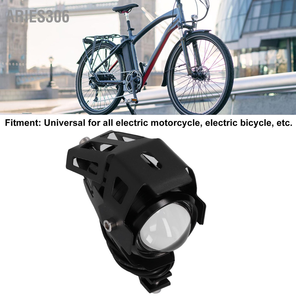 aries306-ส้อมหน้า-ไฟ-led-ไฟหน้า-12v-สากลพร้อมขายึดสำหรับรถจักรยานไฟฟ้า-e-bike