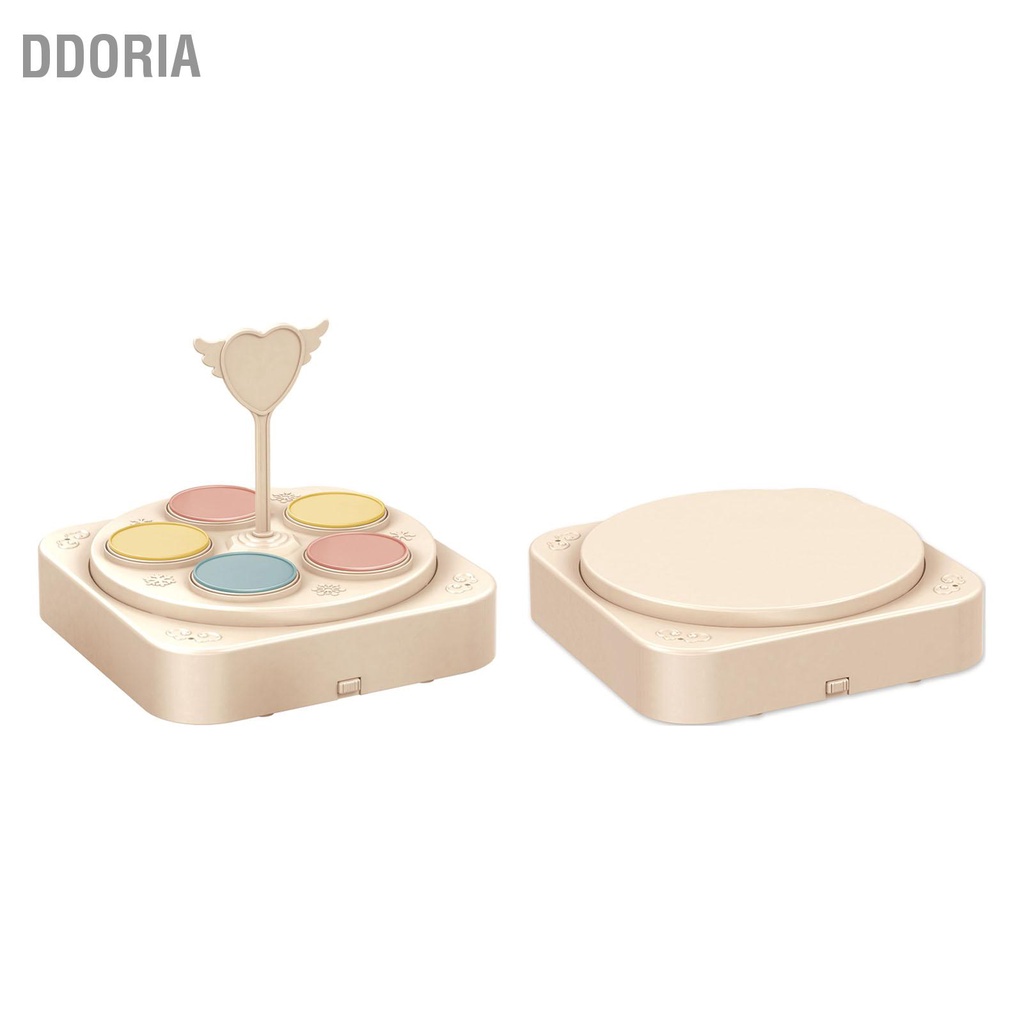 ddoria-หมุนเครื่องขนมหวานหมุนอัตโนมัติแสดงขนมตาราง-cupcake-ยืนแสดงตารางถาดแกว่งสำหรับงานเลี้ยงวันเกิด