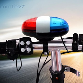 กระดิ่งไซเรนไฟท้าย LED 6 ดวง อเนกประสงค์ สําหรับรถจักรยาน [countless.th]