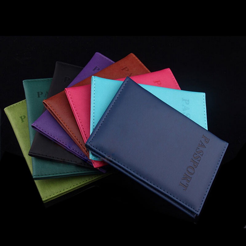 ใหม่-ซองหนังเทียม-สําหรับใส่หนังสือเดินทาง-บัตรประจําตัวประชาชน-เหมาะกับผู้หญิง-ผู้ชาย