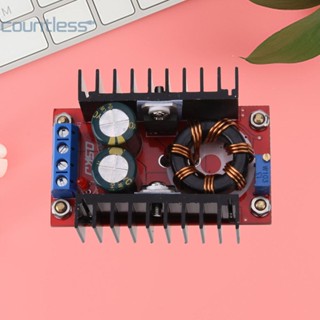 บอร์ดแปลงพาวเวอร์ 150W DC-DC Boost Converter 10-32V To 12-35V 6A สําหรับแล็ปท็อป รถยนต์ [countless.th]