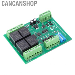 Cancanshop 4 Channel Relay Module  Less Interference Support 64 Devices Parallel Hardware Reset Function Board for Automation Control