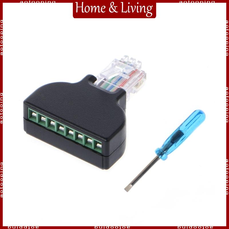 aotoo-rj45-อีเธอร์เน็ต-ตัวผู้-เป็น-8-พิน-av-ขั้วสกรู-อะแดปเตอร์แปลง-บล็อกปลั๊กกล้องวงจรปิด