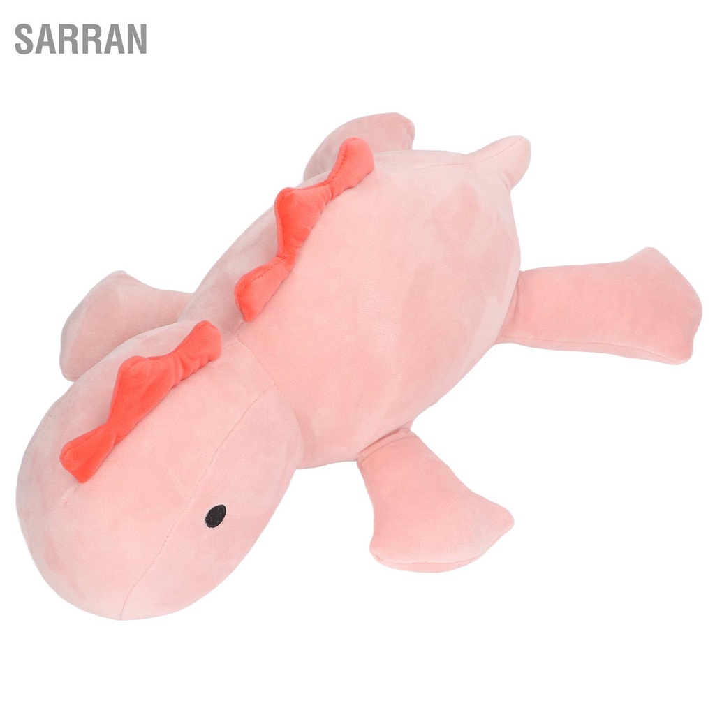 sarran-หมอนตุ๊กตาไดโนเสาร์ถ่วงน้ำหนัก-17-7-นิ้ว-หมอนไดโนเสาร์ยัดไส้ผ้าฝ้าย-pp-สำหรับนอนสีชมพู