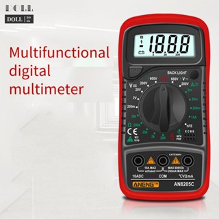 ⭐24H SHIPING ⭐Digital Multimeter With Backlight AC/DC Ammeter AN8205C Battery Not Included