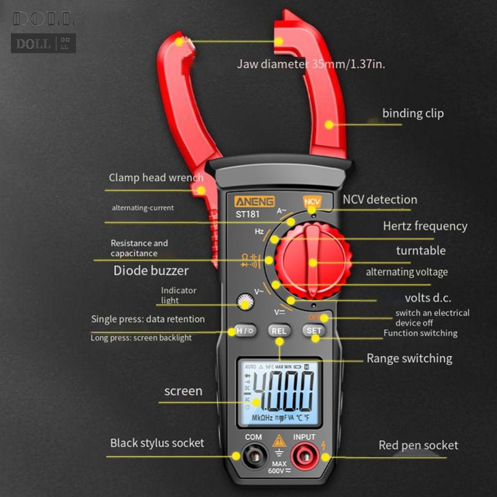 24h-shiping-multimeter-ammeter-backlight-display-clamp-digital-clamp-multimeter-st181