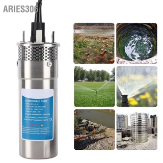 Aries306 12V 120W พลังงานแสงอาทิตย์ Submersible ปั๊มน้ำ 12. 0Lpm/3.2Gpm ไหล 230ft Lift สำหรับฟาร์มปศุสัตว์ชลประทาน