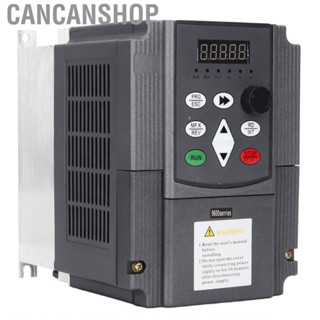 Cancanshop Frequency Converter  5.5KW Solar Photovoltaic Variable Drive Red Digital Display 380V Fireproofing for Automatic System