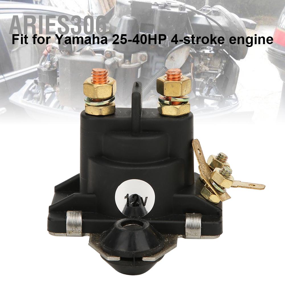aries306-รีเลย์สตาร์ทเหมาะสำหรับยามาฮ่า-25-40hp-เครื่องยนต์-4-จังหวะชิ้นส่วนนอกเรือ-65w-81941-12v