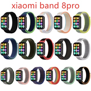 สายนาฬิกาข้อมือไนล่อน แบบเปลี่ยน สําหรับ Xiaomi Band8 Pro Miband 8pro