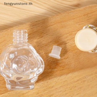 Yunstore ขวดแก้วเปล่า น้ําหอมปรับอากาศ สําหรับแขวนตกแต่งกระจกมองหลังรถยนต์