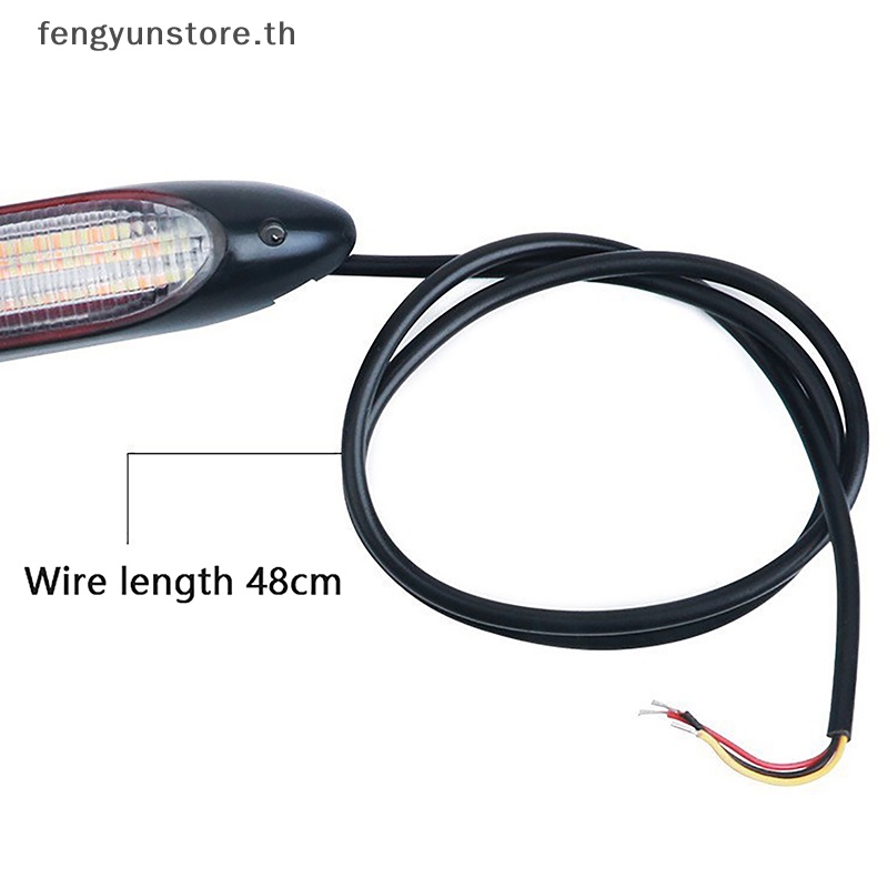 yunstore-ใหม่-แถบไฟเลี้ยว-led-12v-1-คู่-สําหรับรถยนต์