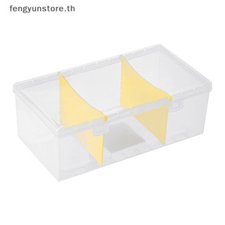 Yunstore กล่องเก็บโฟโต้การ์ด สติกเกอร์ใส รูปไอดอล สําหรับจัดระเบียบเครื่องเขียน