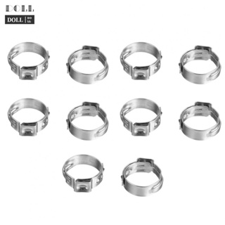 ⭐24H SHIPING ⭐Versatile Stainless Steel Clamp Ring for 10pcs PEX Crimp Fittings Hose Clamps