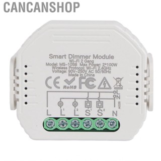 Cancanshop 2CH WiFi Smart Switch Module APP  Mount 90‑250V