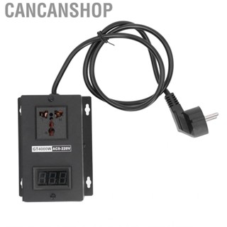 Cancanshop SCR Controller  Voltage Regulator Safe Protection EU Plug AC 220V for Temperature