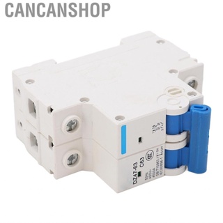 Cancanshop 2P Current Circuit Breaker Miniature PA66  DIN Rail