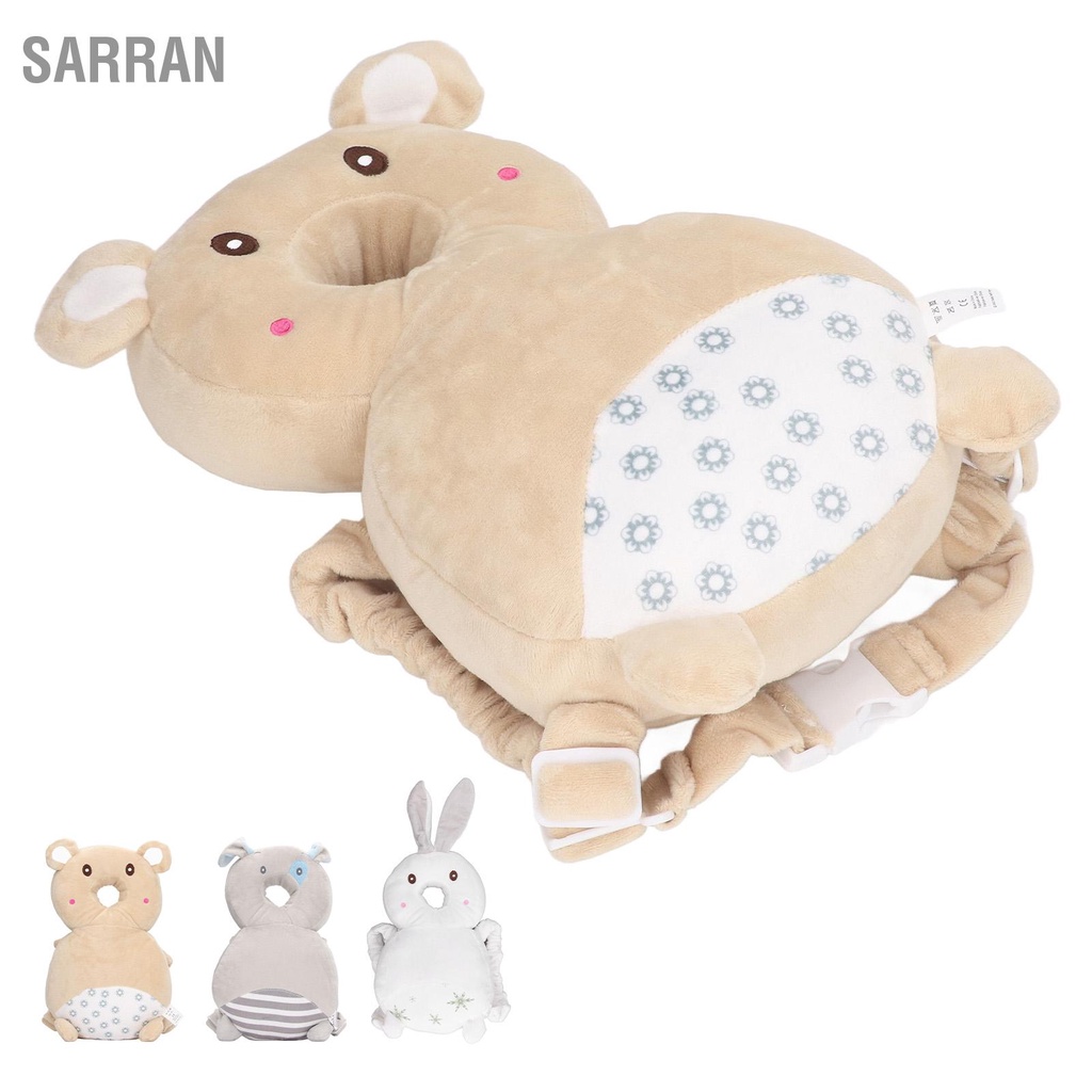 sarran-baby-head-protector-กระเป๋าเป้สะพายหลังเด็กวัยหัดเดินทารกการ์ตูนสัตว์หัวป้องกันเบาะ-pad-สำหรับคลานเดิน