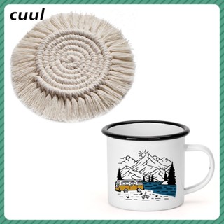 Caravan พิมพ์ Camping Mug แคมป์ปิ้ง ผจญภัย Campfire Party แก้วน้ำเบียร์ตาราง Potholder COD