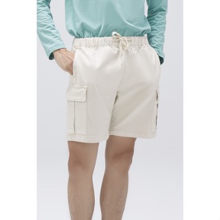 ESP กางเกงเฟรนช์ชี่ขาสั้นทรงคาร์โก้ ผู้ชาย สีเบจ | Frenchie Short Cargo Pants | 03845