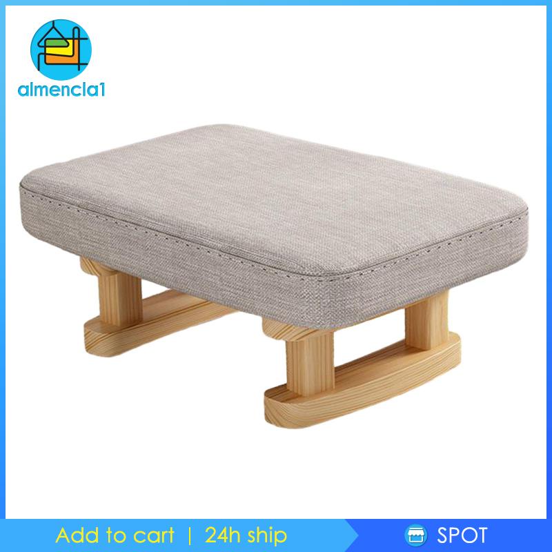 almencla1-ที่วางเท้าไม้-ทรงสี่เหลี่ยมผืนผ้า-ขนาดเล็ก-พร้อมขาไม้-สําหรับโต๊ะทํางาน
