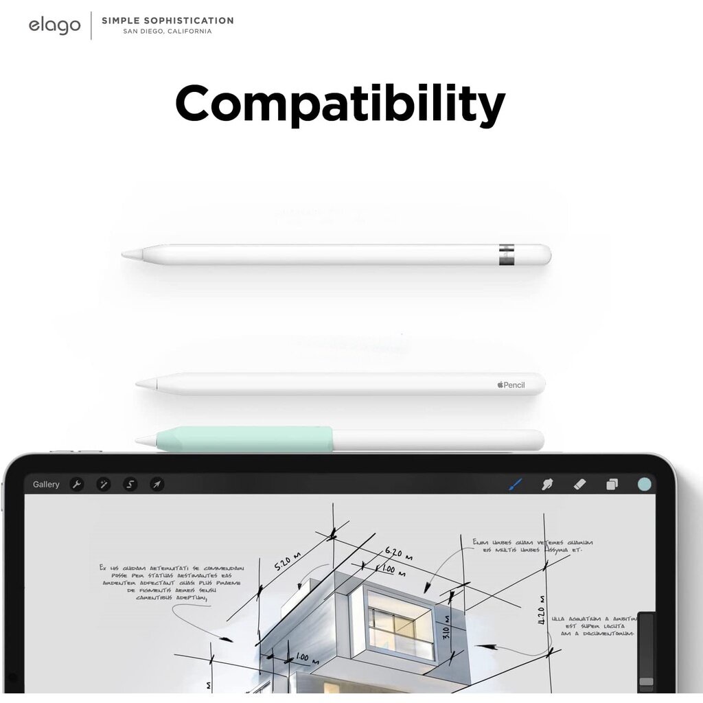 elago-grip-silicone-holder-ปลอกกันกระแทกเกรดพรีเมี่ยมจากอเมริกา-สำหรับ-pencil2-2pack-ของแท้100