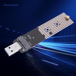 [ElectronicMall01.th] บอร์ดอะแดปเตอร์แปลง M.2 NVME USB3.1 SSD 10Gbps Gen 2 SSD เป็น USB สําหรับ Samsung WD Black Intel NVME SSD