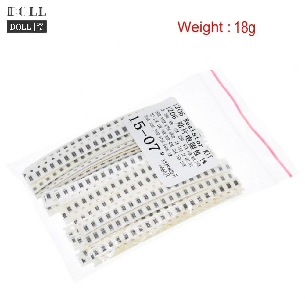 24h-shiping-1206-smd-resistor-combination-set-660pcs-with-33-values-for-various-applications