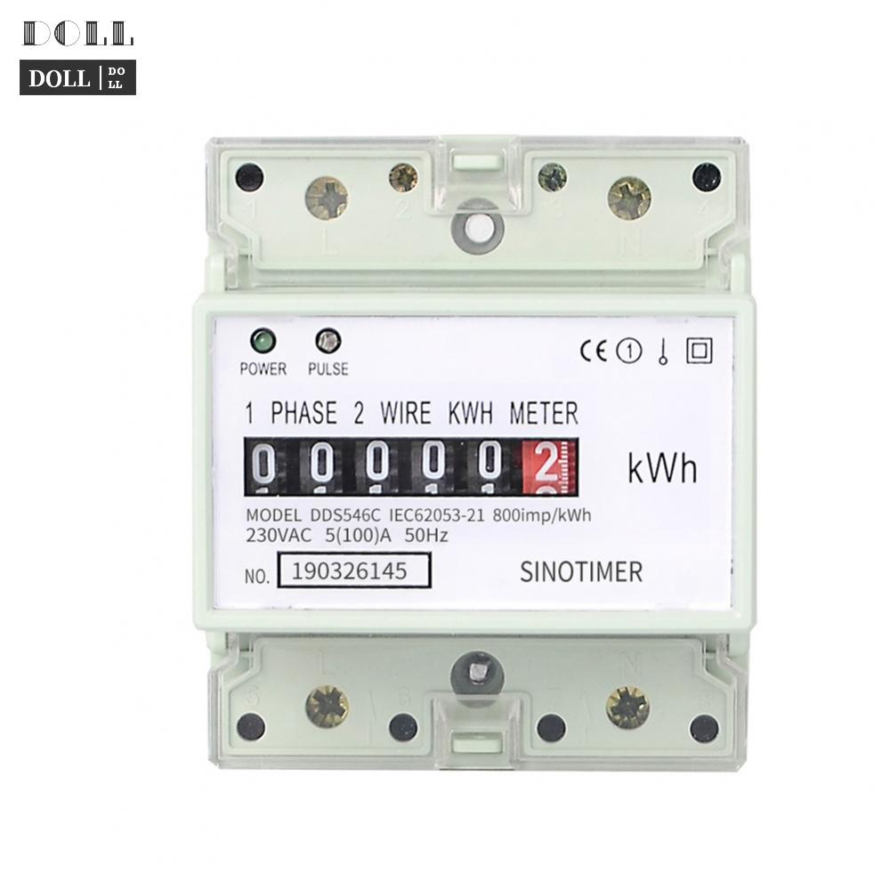 เครื่องวัดพลังงานไฟฟ้า-230v-และกระแสไฟ-5-100a-สําหรับติดตั้งรางดิน