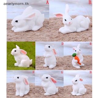 Aa ตุ๊กตากระต่ายจิ๋ว สําหรับตกแต่งสวน diy 1 ชิ้น