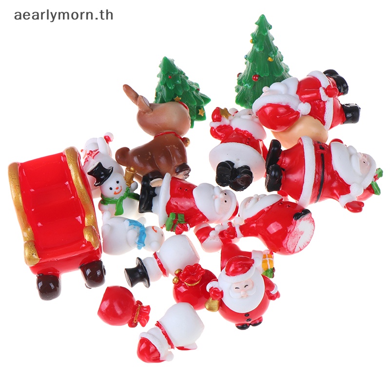 aa-ตุ๊กตาสโนว์แมน-ต้นคริสต์มาส-ขนาดเล็ก-สําหรับตกแต่งบ้านตุ๊กตา-th