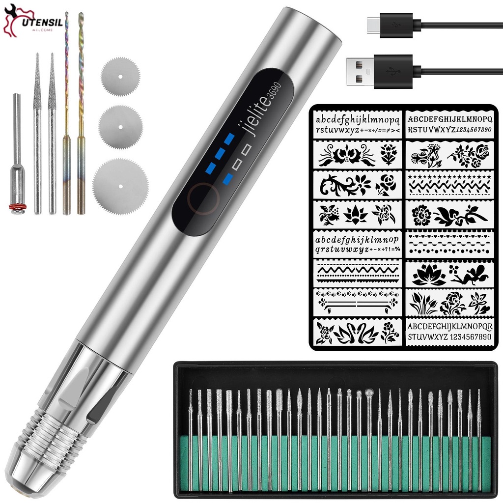 ปากกาแกะสลักไฟฟ้า-ไร้สาย-10w-3-7v-380mah-ขนาดเล็ก