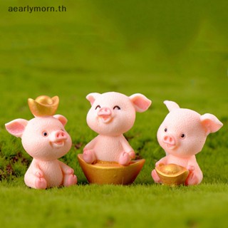 Aa ตุ๊กตาหมูนําโชค ขนาดเล็ก สําหรับตกแต่งบ้านตุ๊กตา