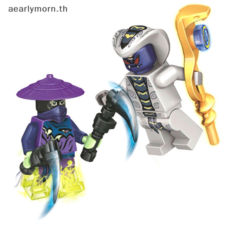 ของเล่นตัวต่อฟิกเกอร์-ninjago-kai-jay-sensei-wu-master-ขนาดเล็ก-24-ชิ้น