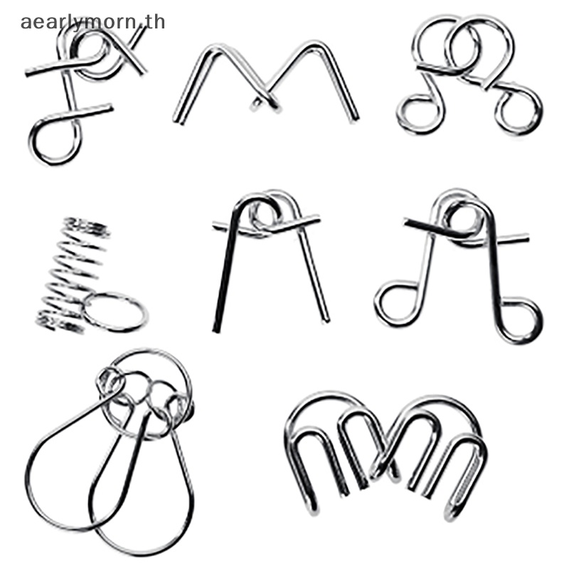aa-จิ๊กซอว์โลหะปริศนา-iq-mind-brain-teaser-ของเล่นบรรเทาอาการปวด-8-ชิ้น-ต่อชุด